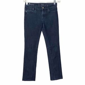 DL1961 Jeans Women 4‎ 27" Blue Grace Mid Rise Straight Dark Wash Neutral Minimal